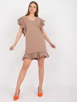 Dress-FA-SK-7017.72P-dark beige