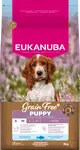 Krmivo Eukanuba Grain Free Puppy Small&Medium mořské ryby 3kg