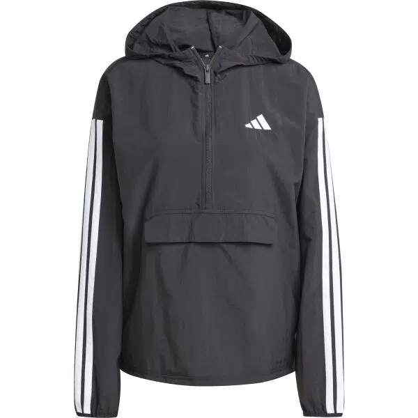 adidas ESSENTIALS 3-STRIPES Dámska vetrovka, čierna, veľkosť