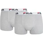 Fila MAN BOXERS 2 PACK Pánske boxerky, sivá, veľkosť