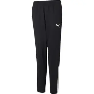 Puma TEAMLIGA TRAINING PANTS JR Chlapčenské tepláky, čierna, veľkosť