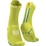 Compressport PRO RACING SOCK v4.0 RUN HIGH Bežecké ponožky, zelená, veľkosť