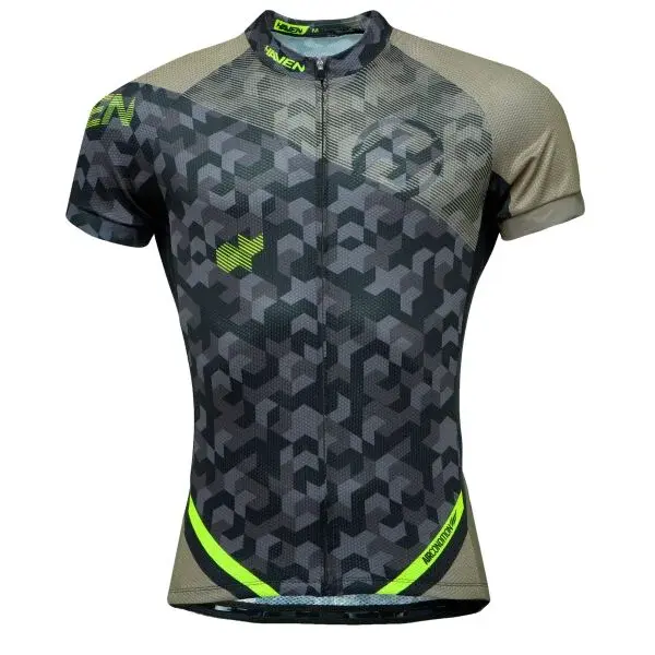 HAVEN SINGLETRAIL MEN Pánsky cyklistický dres, khaki, veľkosť XXXL