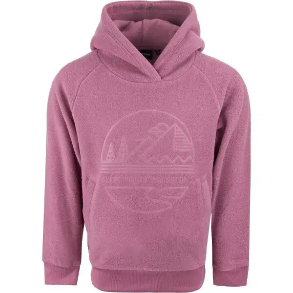 ALPINE PRO NAUJO Detská mikina, ružová, veľkosť