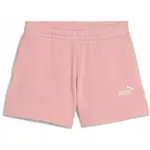 Puma ESSENTIALS SMALL NO. 1 LOGO SHORTS TR G Dievčenské kraťasy, ružová, veľkosť