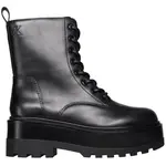 Calvin Klein FLATFORM HIGH LACE UP Dámska členková obuv, čierna, veľkosť