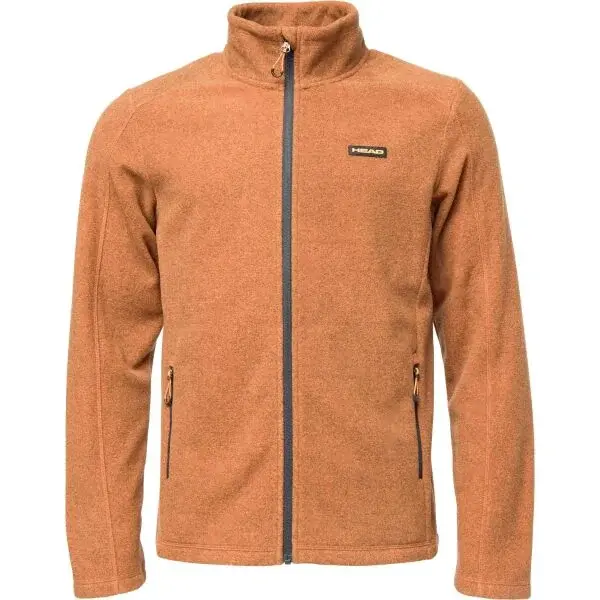 Head LEVON Pánska flísová mikina, oranžová, veľkosť XXL