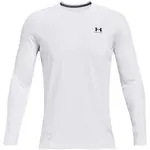 Under Armour CG ARMOUR FITTED CREW Pánske tričko, biela, veľkosť