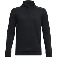 Under Armour ARMOUR FLEECE 1/4 ZIP Chlapčenská mikina, čierna, veľkosť XL