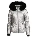 Willard AUGUSTINA Dámska prešívaná lyžiarska bunda, strieborná, veľkosť