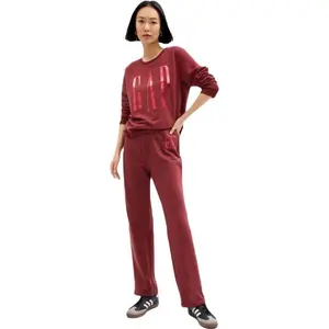 GAP STRAIGHT LEG Dámske tepláky, vínová, veľkosť