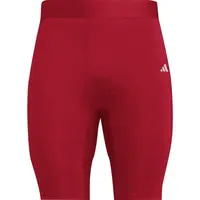 adidas TF SHO TIGHT Pánske spodné šortky, červená, veľkosť XXL