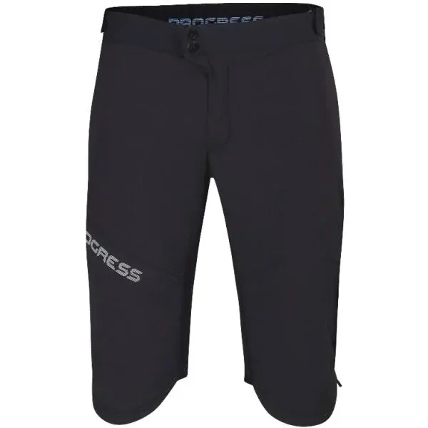 PROGRESS AXEL Pánske zateplené kraťasy, čierna, veľkosť