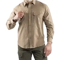 VAVWEAR TACTEC01 Pánska košeľa, béžová, veľkosť XXL