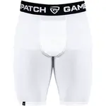 GAMEPATCH COMPRESSION SHORTS Kompresné unisex šortky, biela, veľkosť