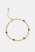 Náramek ze stříbra 925 potaženého 18karátovým zlatem Answear.LAB dámský