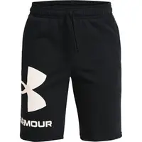 Under Armour RIVAL FLEECE LOGO SH ORTS Chlapčenské kraťasy, čierna, veľkosť S