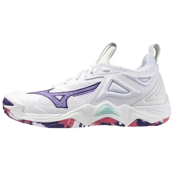 Mizuno WAVE MOMENTUM 3 W Dámska volejbalová obuv, biela, veľkosť 36.5