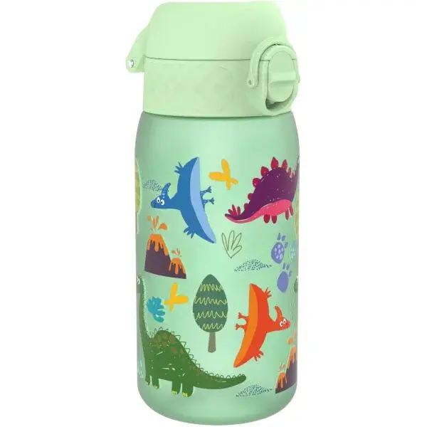 Ion8 LEAK PROOF DINOSAUR 350 ML Fľaša, svetlo zelená, veľkosť 350 ML