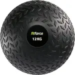 Fitforce SLAM BALL 12 KG Medicinbal, čierna, veľkosť 12 KG