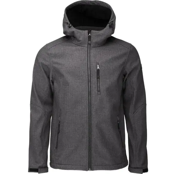Willard VALERIN Pánska softshellová bunda, tmavo sivá, veľkosť