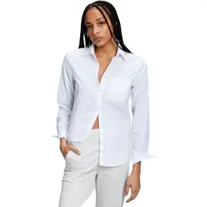 GAP V-LS CLASSIC Dámska košeľa, biela, veľkosť