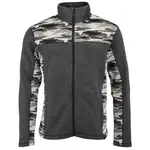 Lotto YOYO CAMO Pánska mikina so vzhľadom svetra, tmavo sivá, veľkosť XXL