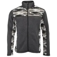 Lotto YOYO CAMO Pánska mikina so vzhľadom svetra, tmavo sivá, veľkosť XXL