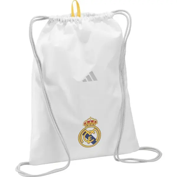 adidas REAL MADRID GYMSACK Gymsack, biela, veľkosť