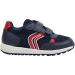 Geox J ALBEN Chlapčenská voľnočasová obuv, tmavo modrá, veľkosť