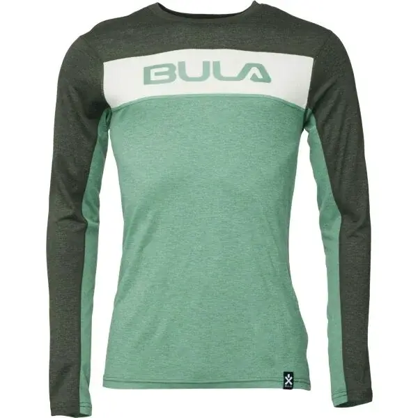 Bula RETRO Pánske merino tričko, zelená, veľkosť