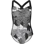 AQUOS RONSA Dámske jednodielne plavky, čierna, veľkosť XXL