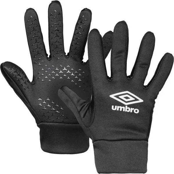 Umbro FIELD PLAYER GLOVE Pánske futbalové rukavice, čierna, veľkosť