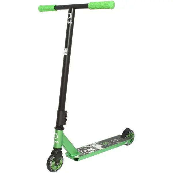 D-YOUNG ION Freestyle kolobežka, zelená, veľkosť