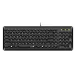 Genius Slimstar Q200 31310020403, klávesnice CZ/SK, klasická, tichá typ drátová (USB), černá, ne