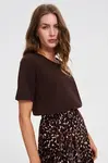 Marisse Plain Brown T-Shirt