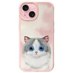Zadní kryt NIMMY case BIG EYED PET 2.0 Cat Pro Apple iPhone 16 Pro Max, růžová