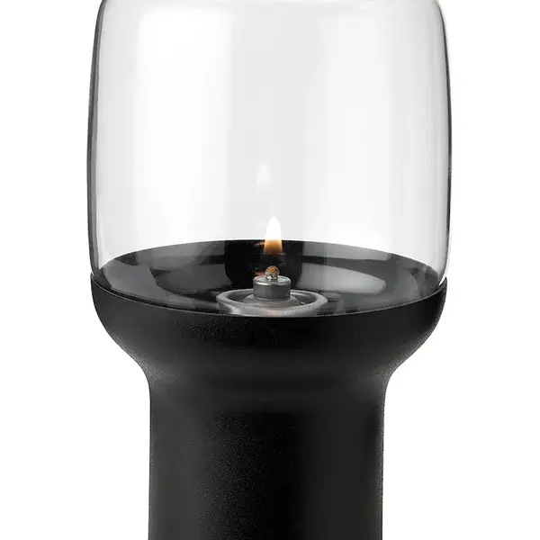 Dekorace Stelton Hoop Hurricane 11 cm černá barva