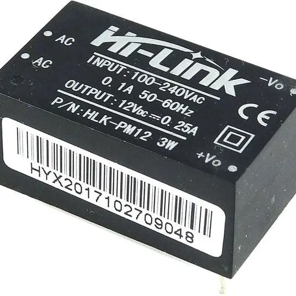 Zdroj spínaný 12V/0.25A 3 W HLK-PM12