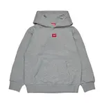 Dětská bavlněná mikina Diesel SXGINHOOD OVER SWEAT-SHIRT šedá barva, s kapucí, melanžová, J02502