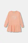 Dětské bavlněné šaty Guess