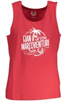 GIAN MARCO VENTURI MEN'S RED TANK TOP