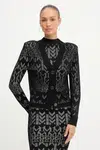 Kardigan Marciano Guess BILLIE dámský, černá barva, 5YGR06 5877Z