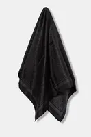 Šátek HUGO Auraize dámský, černá barva, 50535470