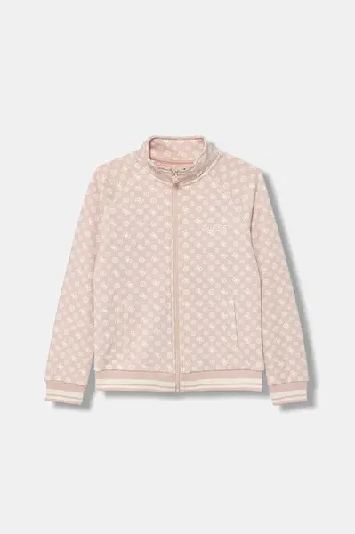 Dětská mikina Guess růžová barva, vzorovaná, J5YQ33 KB212
