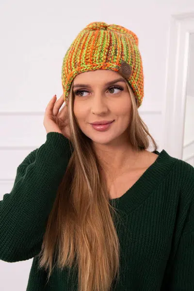 marka niezdefiniowana Čapica s fleece Zoja K306 zelený neón