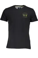 LA MARTINA MEN'S SHORT SLEEVE T-SHIRT BLACK