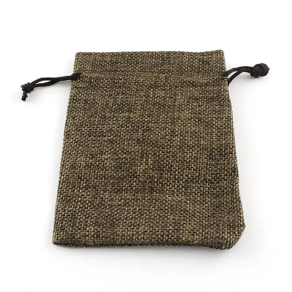 Burlap Packing Pouches Drawstring Bags