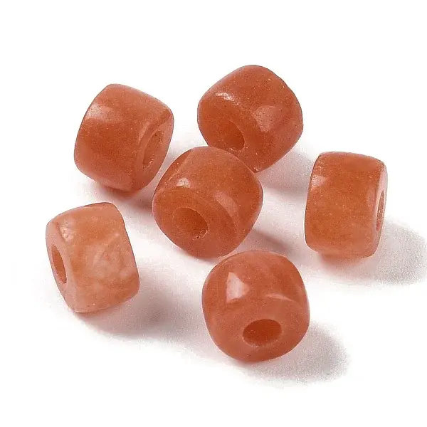 Dyed Natural White Jade Beads