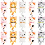 20Pcs 5 Colors Resin Pendants